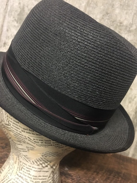 Straw Fedora, Knox New York Hat, Mens Hat, Vintag… - image 4