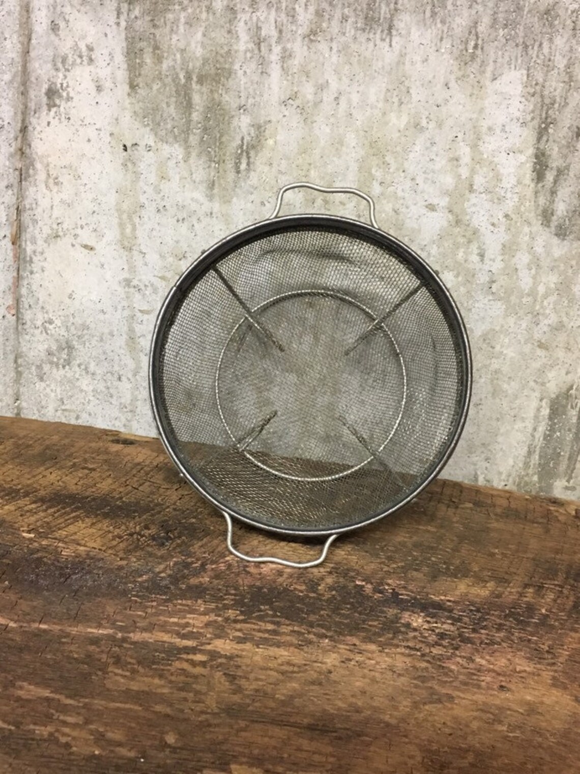 Vintage Strainer Metal Strainer Fruit/vegetable Strainer Etsy