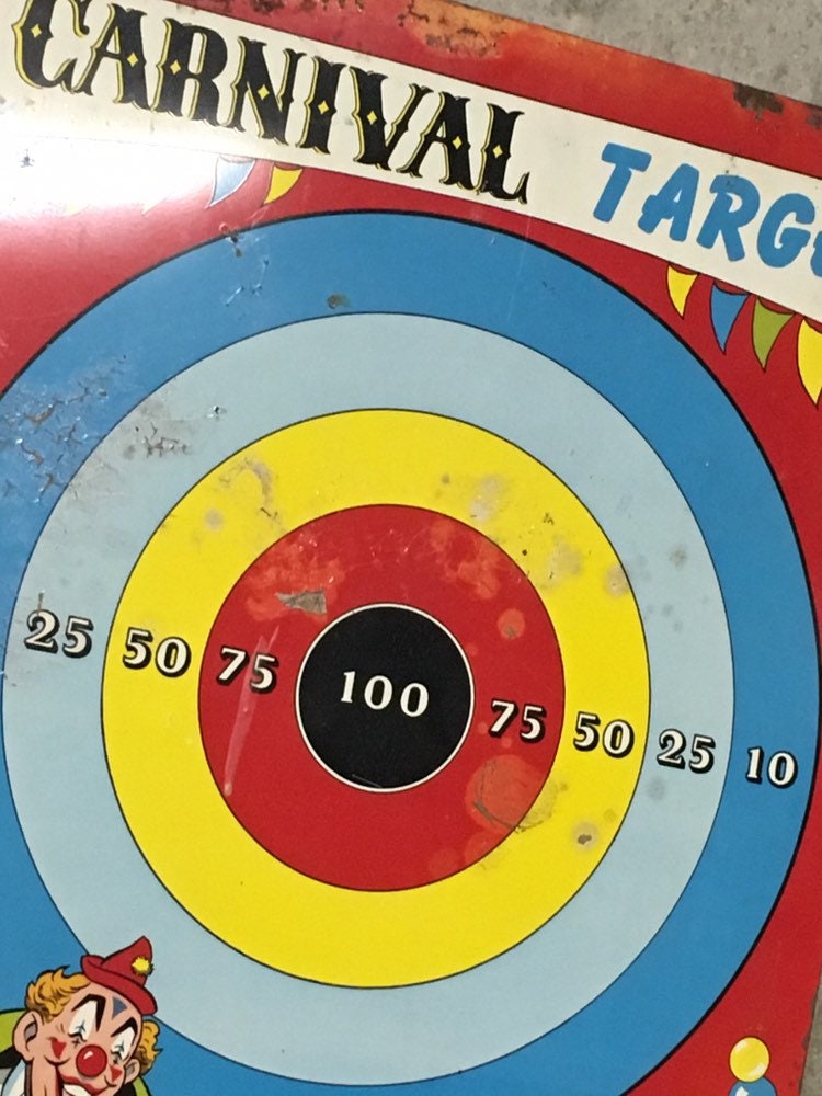 1971 Schaper Mfg. Company WING IT Shooting Carnival TARGET GAME. Free  Shipping