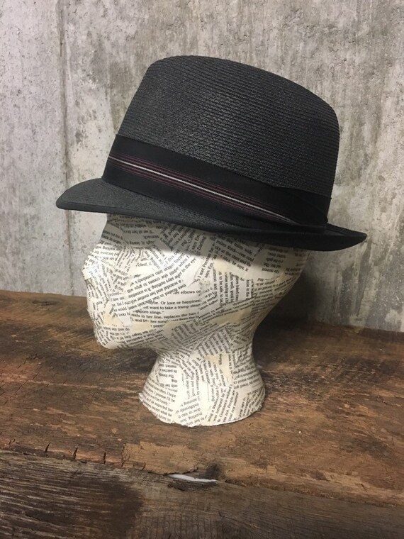 Straw Fedora, Knox New York Hat, Mens Hat, Vintage Fe… Gem