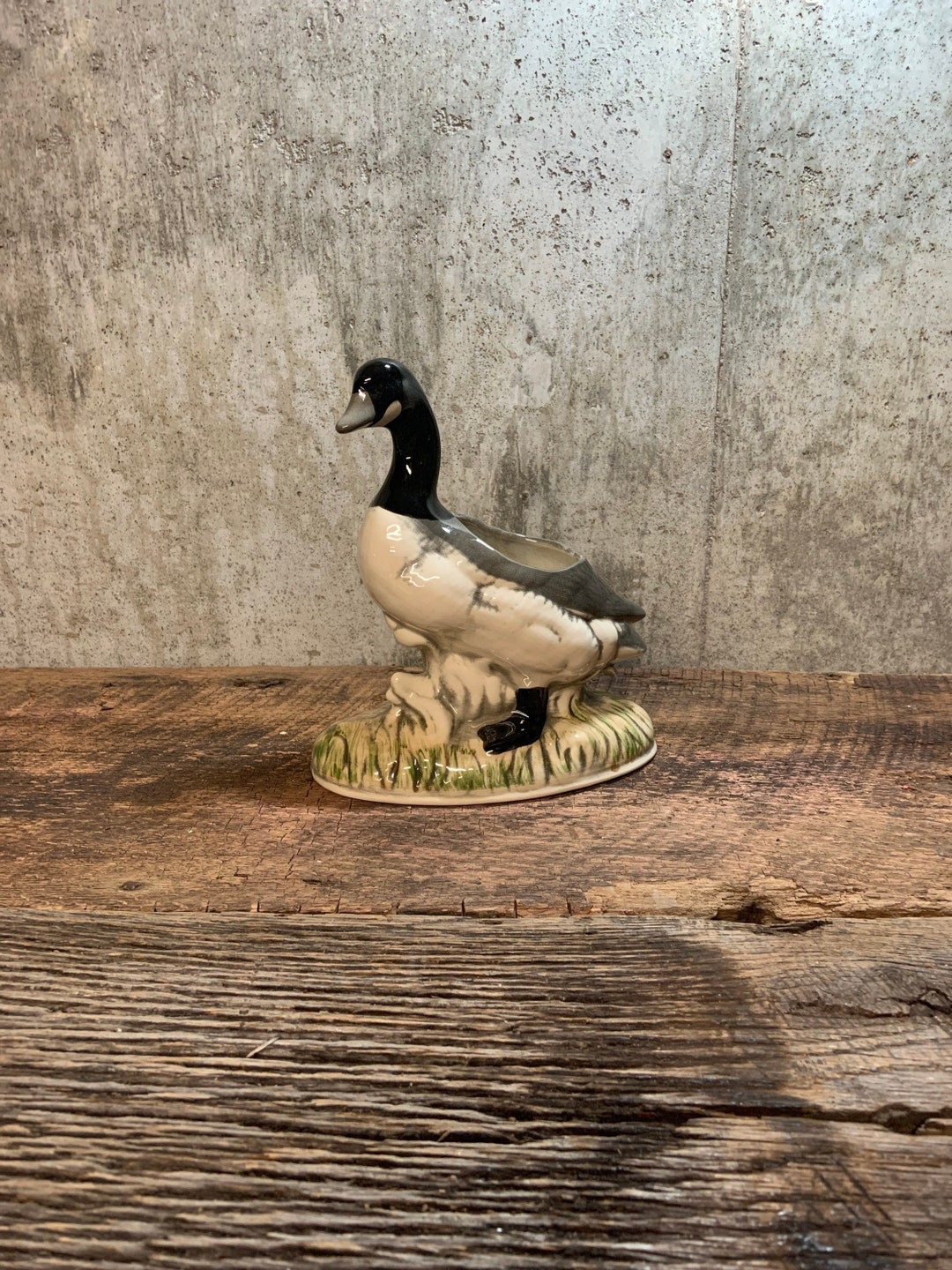 Goose Vase, Goose Planter, Duck Planter, Country Decor, Ceramic Vase