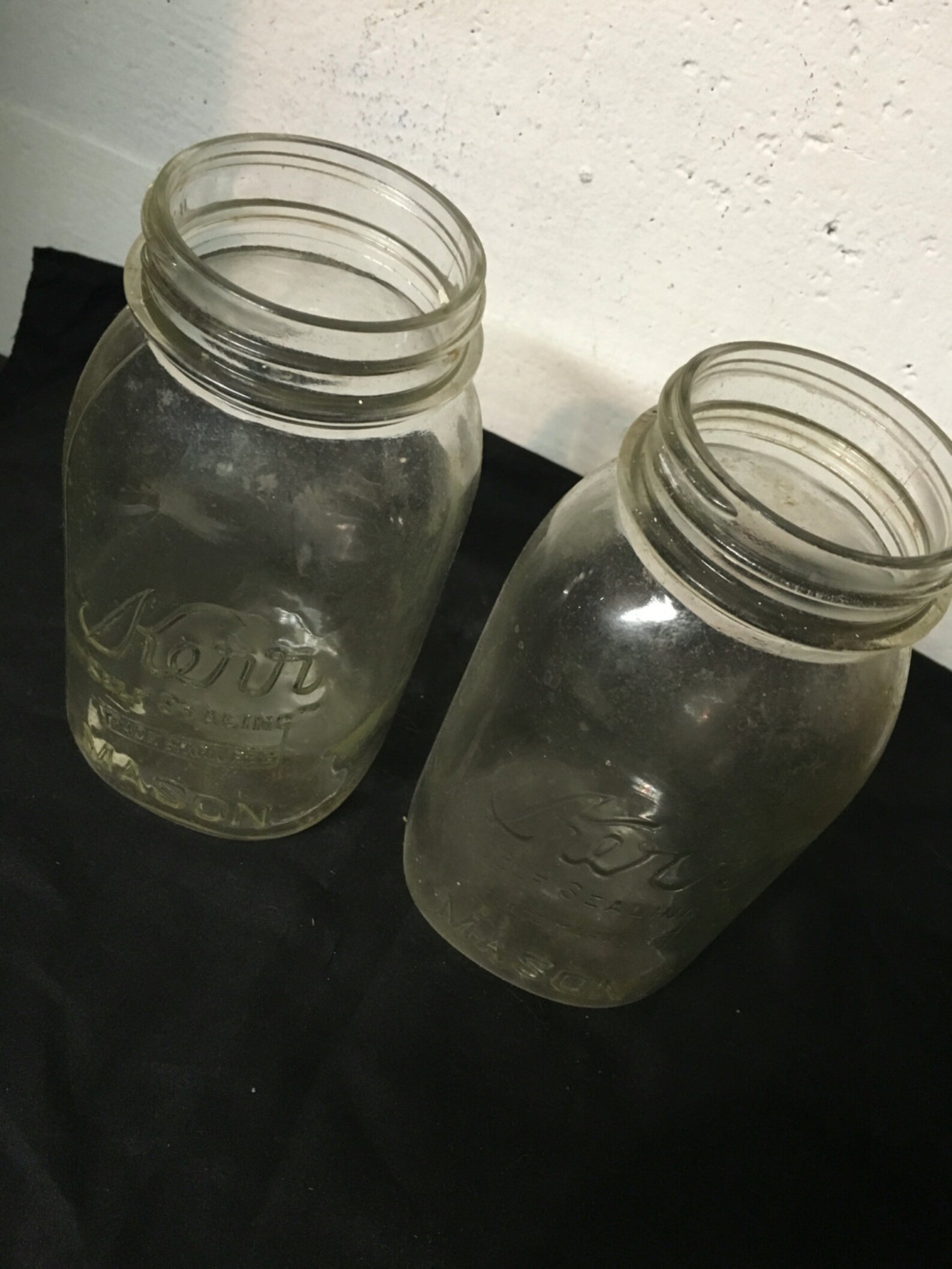 Kerr Jar Vintage Kerr Jar Storage Jar Kerr Canning Jar Etsy