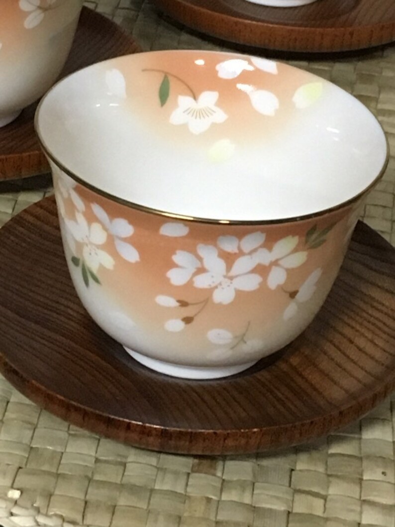 Handpainted Teacup Japanese Tea Cups Made in Japan Etsy