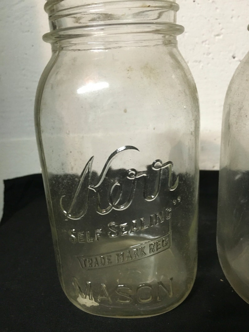 Kerr Jar Vintage Kerr Jar Storage Jar Kerr Canning Jar | Etsy