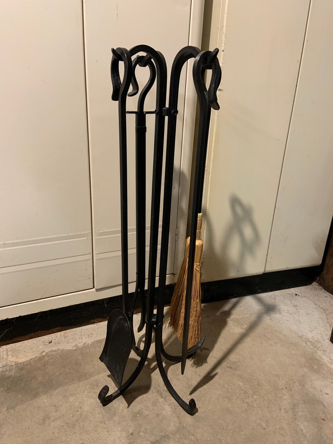 Fireplace Tools, Wrought Iron Tools, Shepherds Hook Handles, Fire Pit Tools, Fire Tending Tools