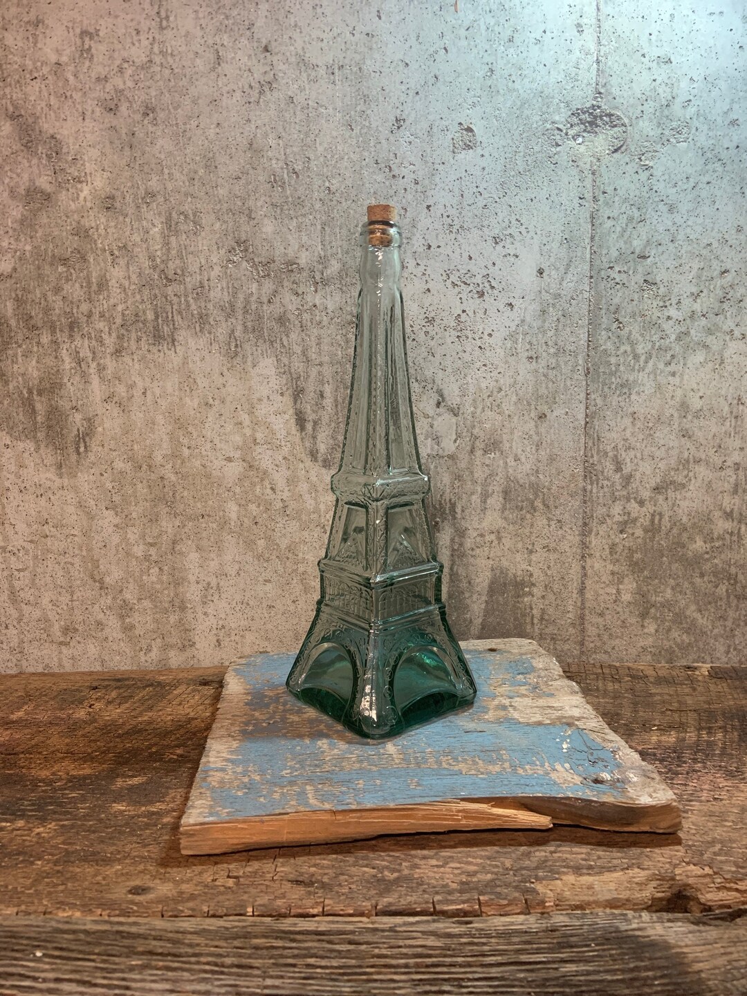 Eiffel Tower Bottle, Glass Eiffel Tower, France Decor, Paris Decor