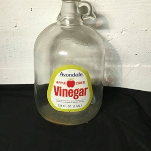 Gallon Jar, Glass Jug, Storage Jar, Clear Glass Jug, Thumb Hole Jug, Vintage Jug, Glass Gallon Jar, Retro Storage, Liquid Storage, Old Jar