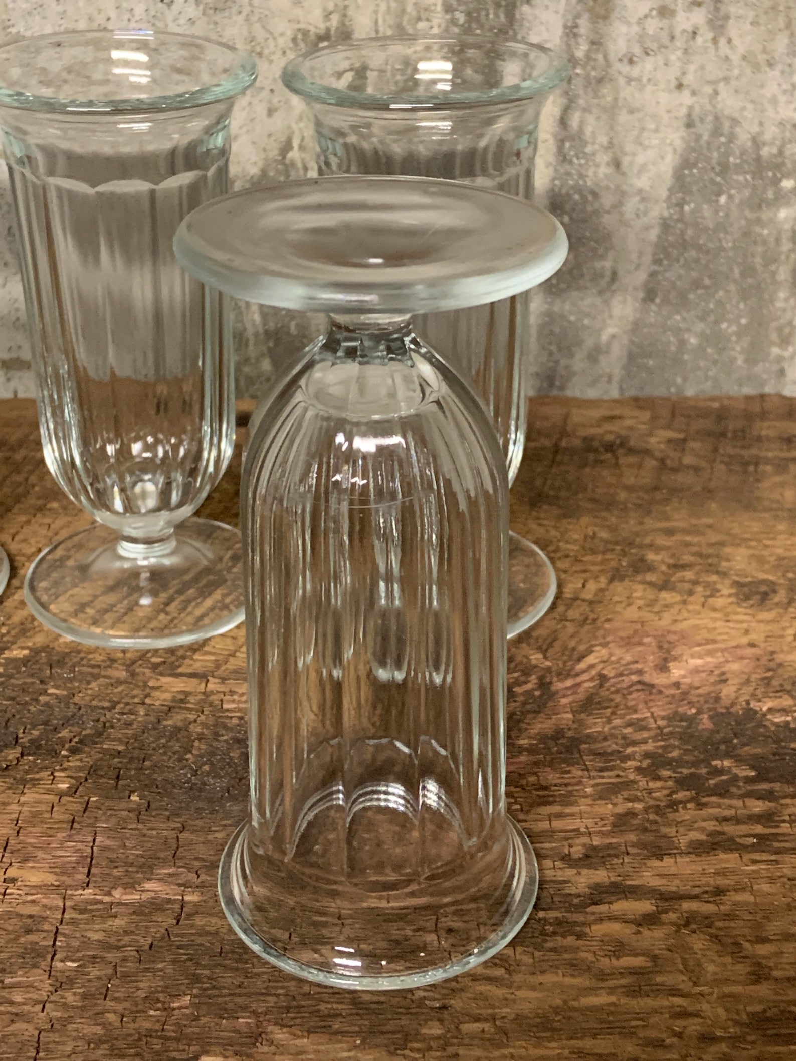 Parfait Glass Clear Parfait Glasses Glass Parfait Retro Etsy