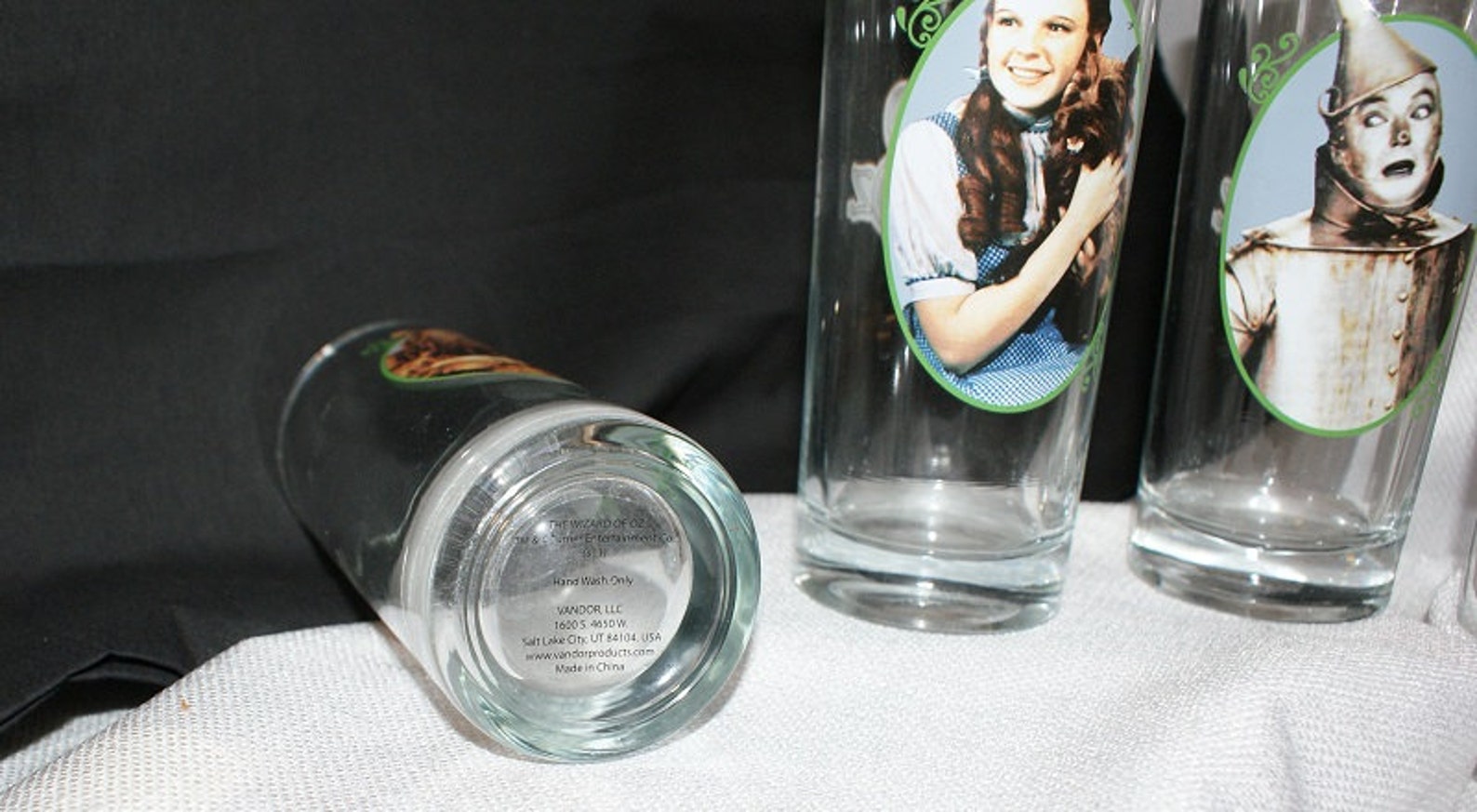 Vintage Wizard of Oz drinking glass set Dorothy glass Etsy