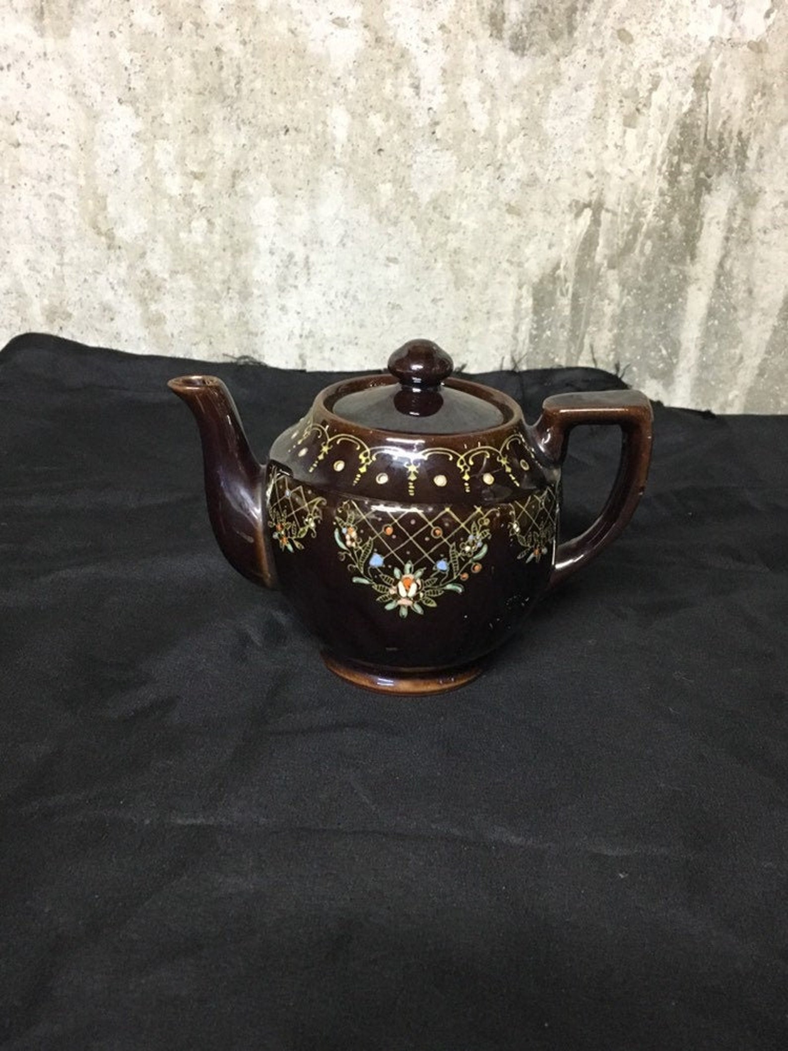 Hand Painted Teapot Japanese Teapot Made in Japan Ceramic Etsy