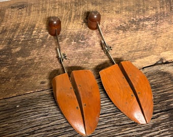 Hormas de madera para zapatos Florsheim, moldeadores de zapatos, hormas para zapatos, decoración vintage