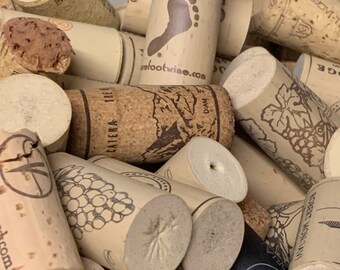 138 Mixed Wine Corks, Bulk DIY Craft Supplies