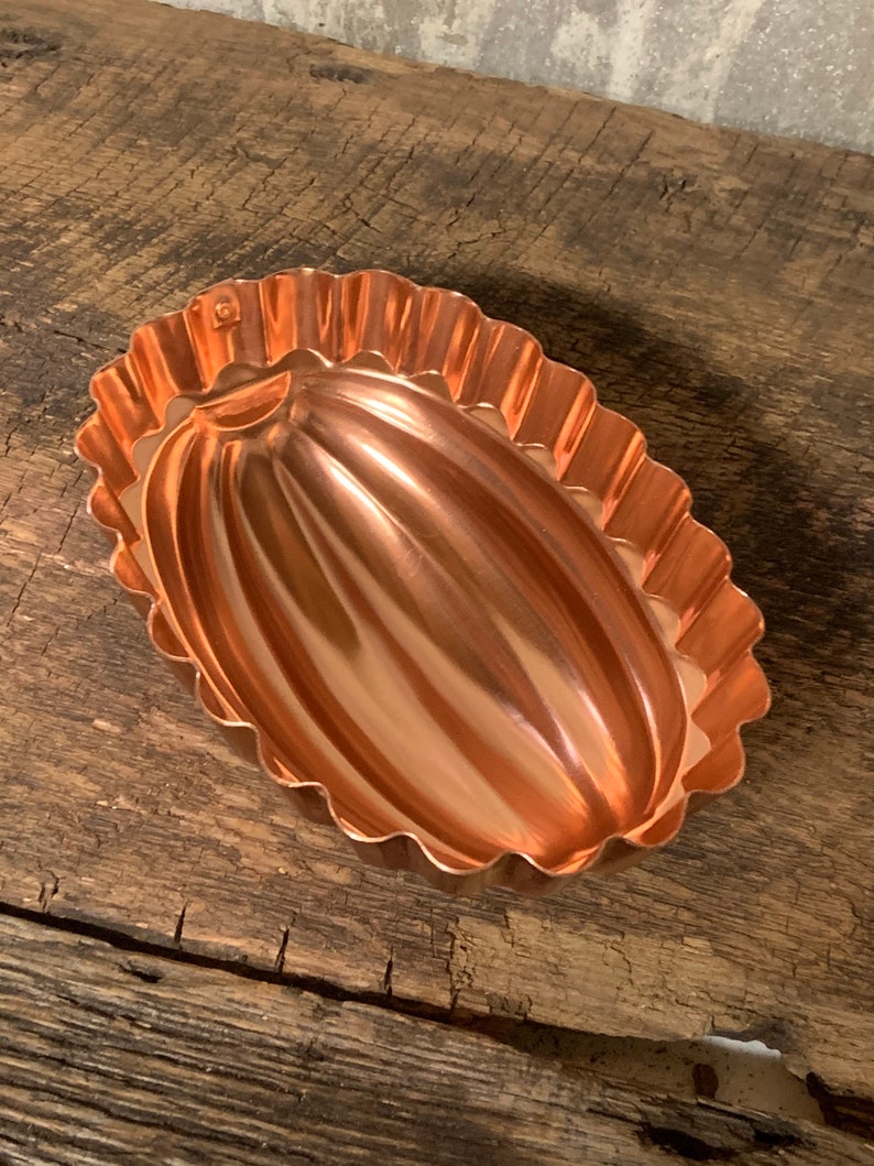 Copper Jello Mold Jello Pan Swirl Pan Copper Pan Jello Etsy