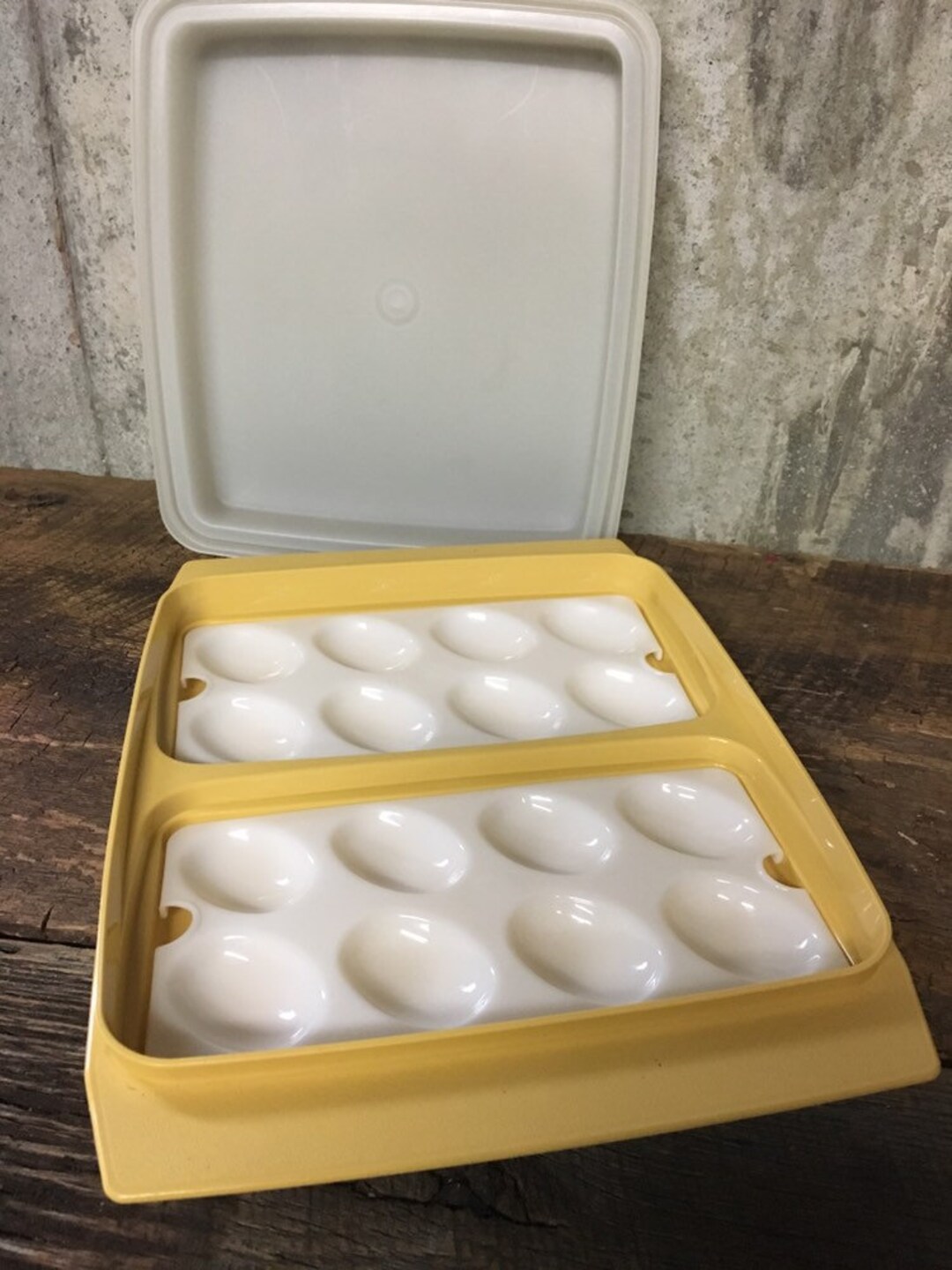 Tupperware Egg Tray Tupperware Egg Holderdeviled Egg Etsy