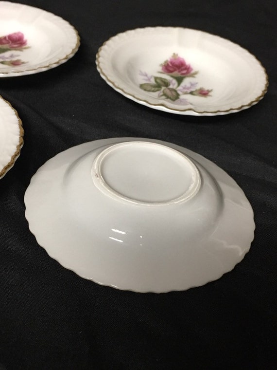 Ceramic Trinket Dish, Rose Ceramic, Vintage Ash T… - image 4