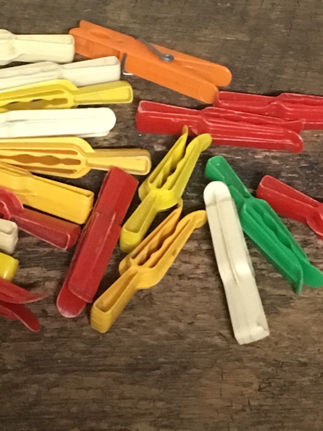Colored Mini Clothespins, Small Colored Clothespins, 1 3/8 Inch  Clothespins, Wedding Decor, Craft Clothespins, Pretty Clothespins, 10 Count  