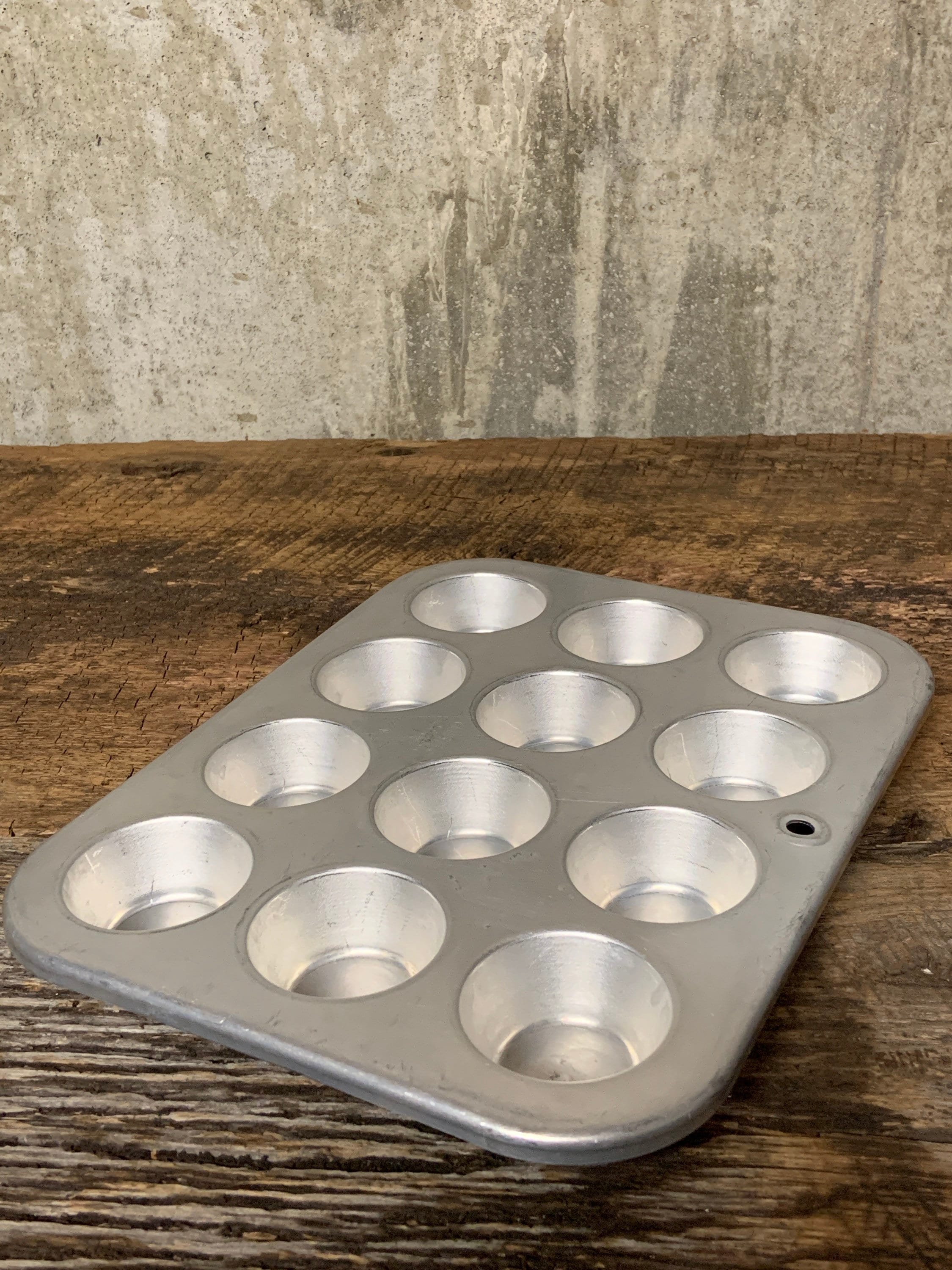 Blue Sky Aluminum 12 Cavity Mini Muffin Pan - 4 Count - Kosher Palate - Delivered by Mercato