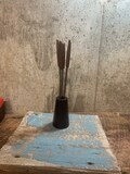 Retro Fondue Fork Set, Cheese Fondue, Fondue Fork Holder, Vintage Fondue Picks, Mod Fondue Set, Mid Century Modern