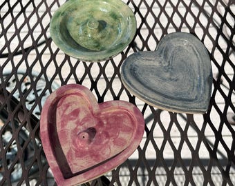 Hand Thrown Ceramics; Incense Bowls