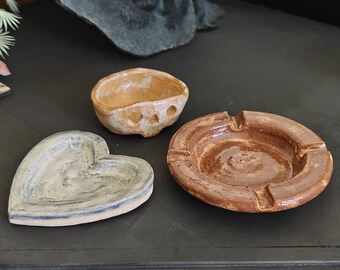 Hand Thrown Ceramics; Bowls & Trays