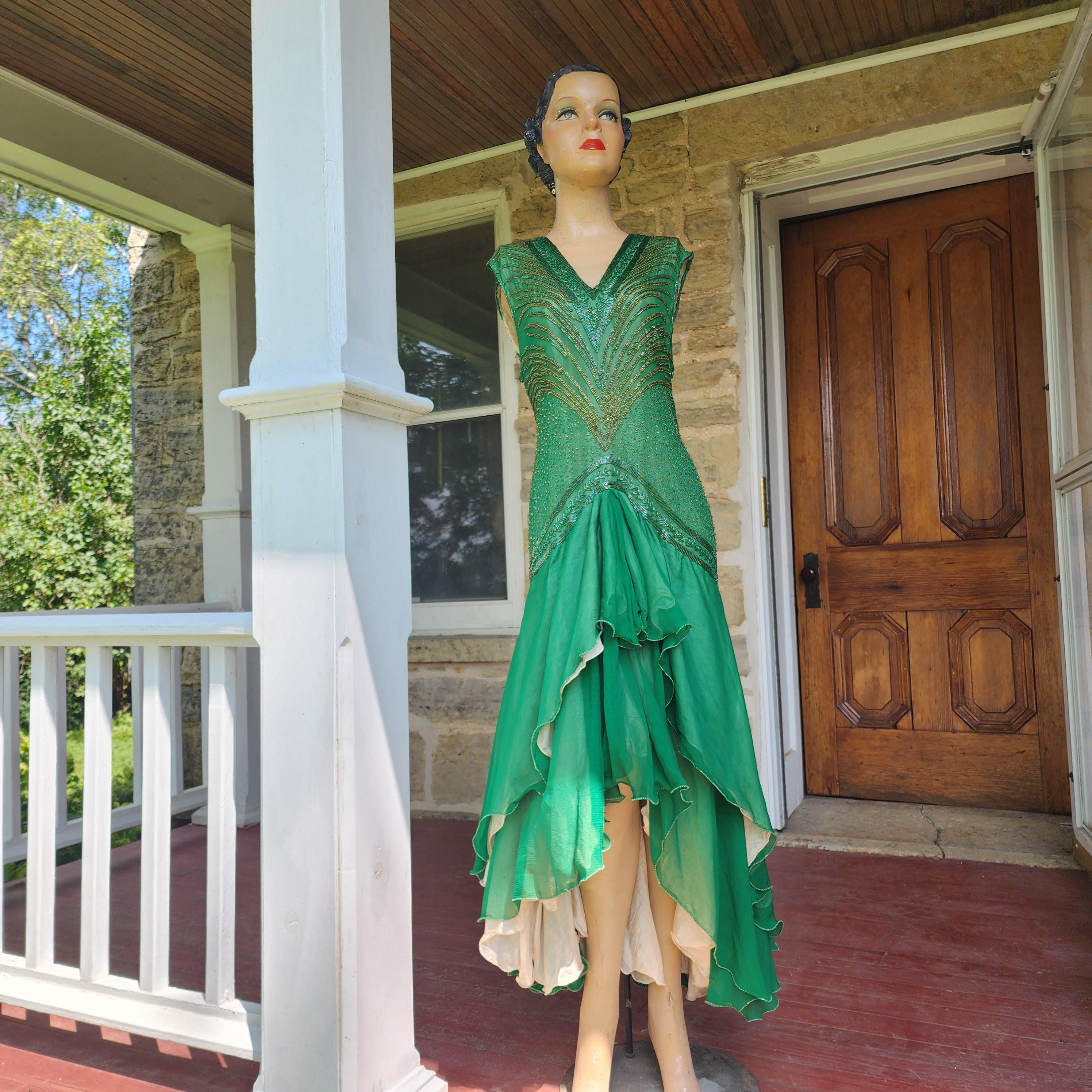 empire waist graduation dress Long Glitter Prom Dress with Empire Waist main image 1