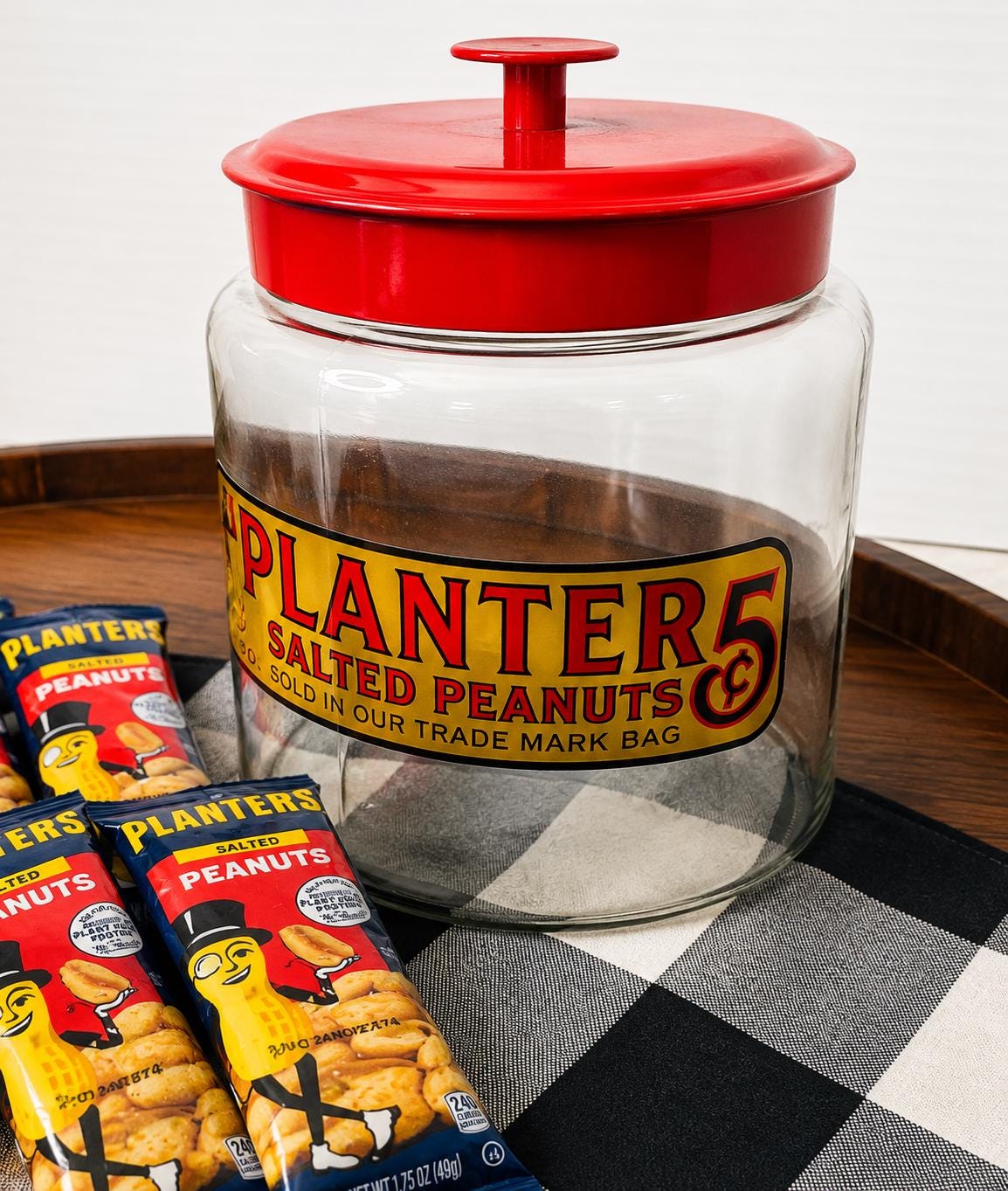 Red Mr Peanut - Etsy