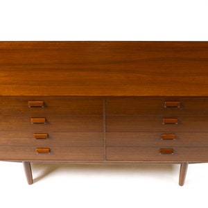 Danish Modern / Mid Century Teak Low Dresser Borge Mogensen for Søborg Møbelfabrik 8 Drawers A image 6