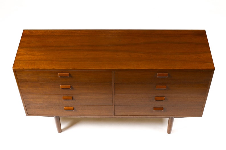 Danish Modern / Mid Century Teak Low Dresser Borge Mogensen for Søborg Møbelfabrik 8 Drawers A image 6