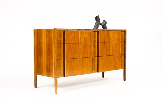 mid century modern low dresser Modern Mid-Century Dresser in Maple - Solid Wood
