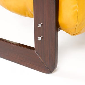 Percival Lafer Brazilian Modernist Chair / Sofa OEM Hardware Fastener Trim Ring + Bolt Set of 8 - Lafer MP