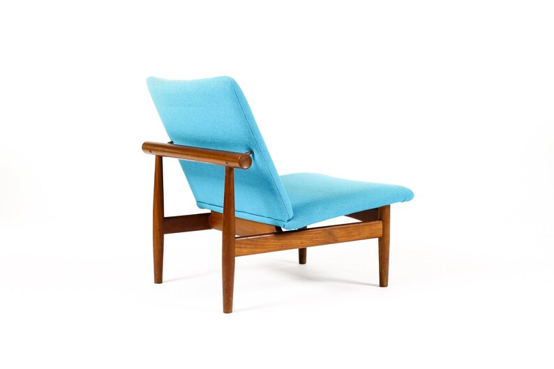 Danish Modern / Mid Century Teak Japan Lounge Chairs Finn Juhl for France Son Pair Restoration Included image 8