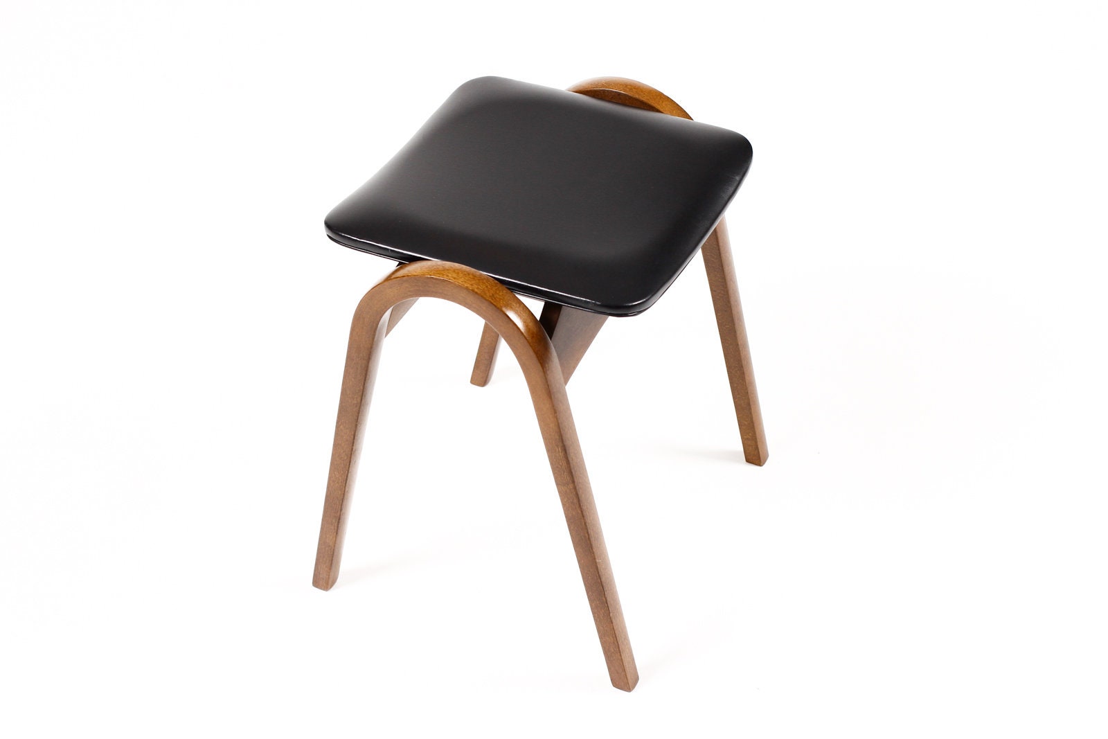 Mid Century Vintage Stacking Bentwood Stool — Isamu Kenmochi