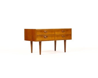 Danish Modern / Mid Century Teak Low Dresser — 4 drawers — Kai Kristiansen