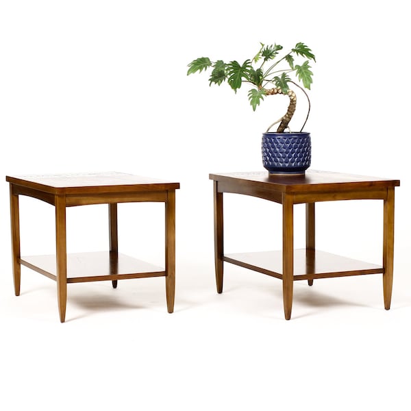 Lane Tile Table Etsy