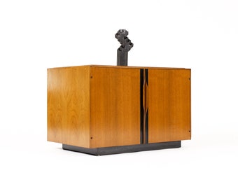Mid Century Vintage Walnut Nightstand / Bedside Cabinet — John Kapel for Glenn of California — Two Door