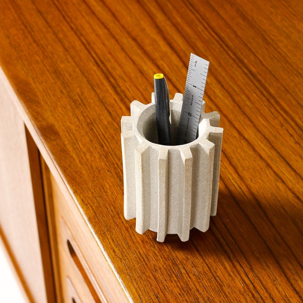 Ceramic Pencil Cup Etsy