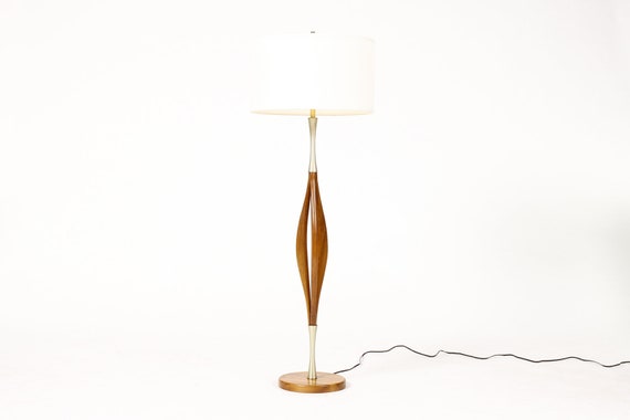 Mid Century Vintage Modeline Floor Lamp Walnut Brass Australia Mid Century Vintage Modeline Floor Lamp, Walnut Floor Lamp Australia
