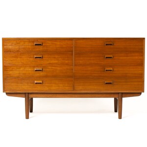 Danish Modern / Mid Century Teak Low Dresser Borge Mogensen for Søborg Møbelfabrik 8 Drawers A image 3