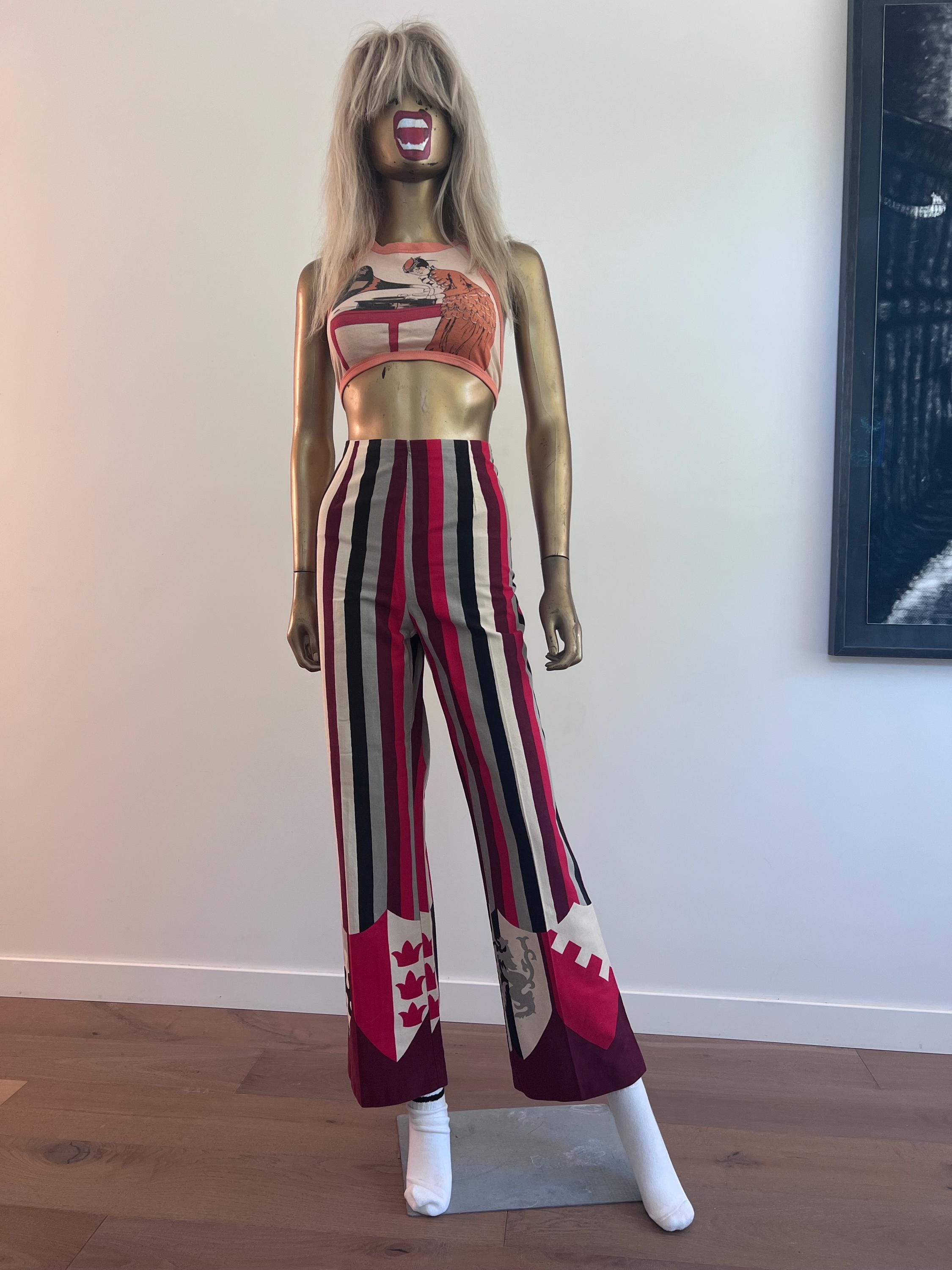 Striped Pants 70s - Etsy