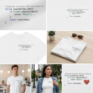 Koszulka dla programisty Java, koszulka z sercem dla inżyniera oprogramowania, prezent dla programisty, minimalistyczna koszulka z humorem technicznym na lewej piersi | Biała zdjęcie 5