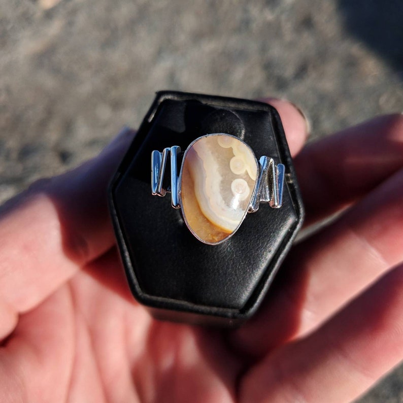 Carnelian ring size 9.5 Sterling silver