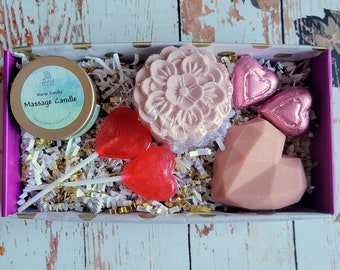 Coffret cadeau Saint-Valentin, Coffret cadeau Spa, Coffret cadeau pour petite amie, Kit bombe de bain, Coffret cadeau pour meilleur ami, Panier cadeau pour couples, Coffret détente