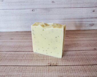 Vegan Soap, Bath and Beauty Essentials, Handmade Soap Gift, Natural Soap Bar, Herbal Soap, Exfoliating Soap, Citrus Soap, Lemon Soap, Spa