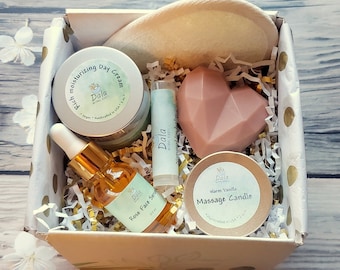 Valentines Gift Box, Spa Gift Set, Gift Box for Girlfriend, Girlfriend Valentines Gift, Care Package for Her, Self Care Kit for Women