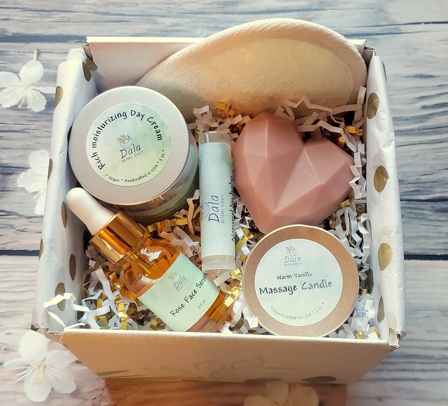 Mother's Day Gift, Caramel & Cream Spa Gift Box, Spa Gift Basket, Spa Care  Package, Gift For Her, Gift For Wife, Gift For Mom,Gift For Women