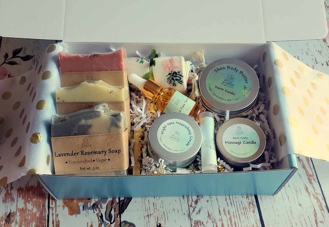 Care Package for Women, Gift Box for Woman, Spa Box, Natural Skin Care