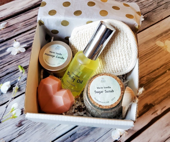 Gift Box for Woman, Natural Skin Care, Spa Gift Basket, Care Package for  Women, Self Care Kit, Gift Kit for Women, Wellness Box, Relaxation 