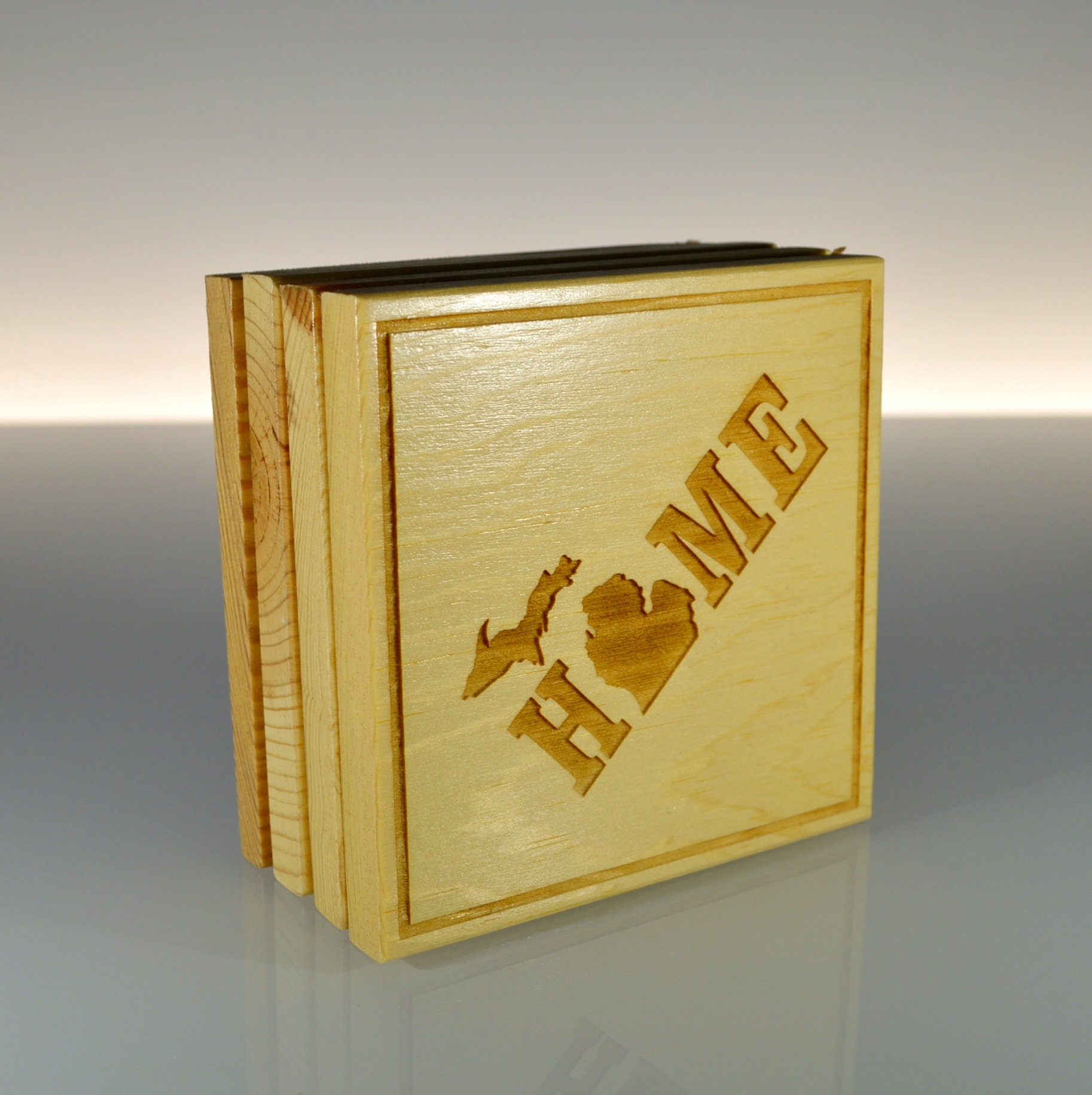 Reclaimed Wood Coaster (Set of 4) 1533 Winder St Eastern