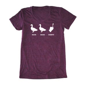 Duck Duck Confit Shirt Women's Foodie T-shirt Chef - Etsy