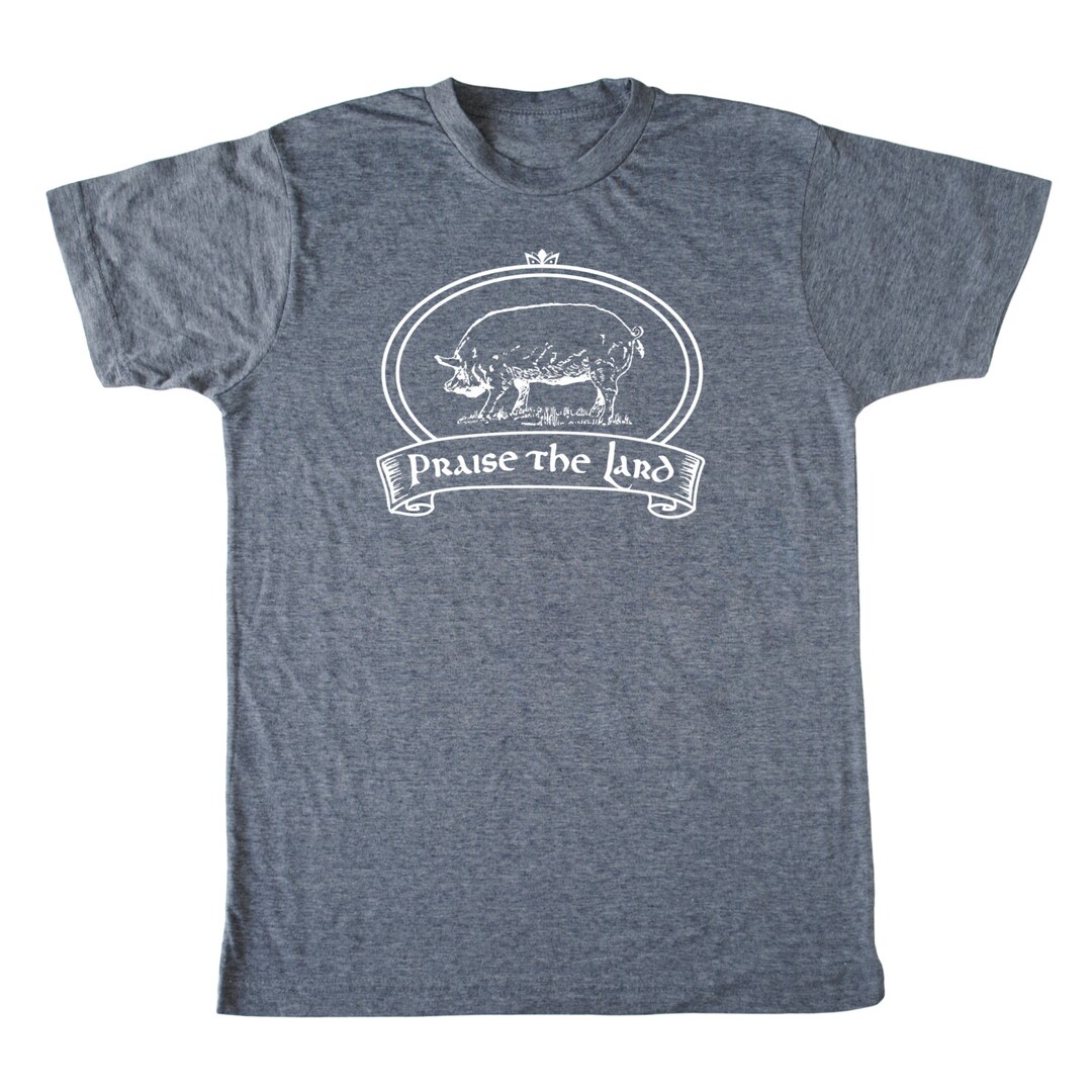 Praise the Lard Men&rsquo;s Foodie T-shirt Bacon Shirt Chef - Etsy